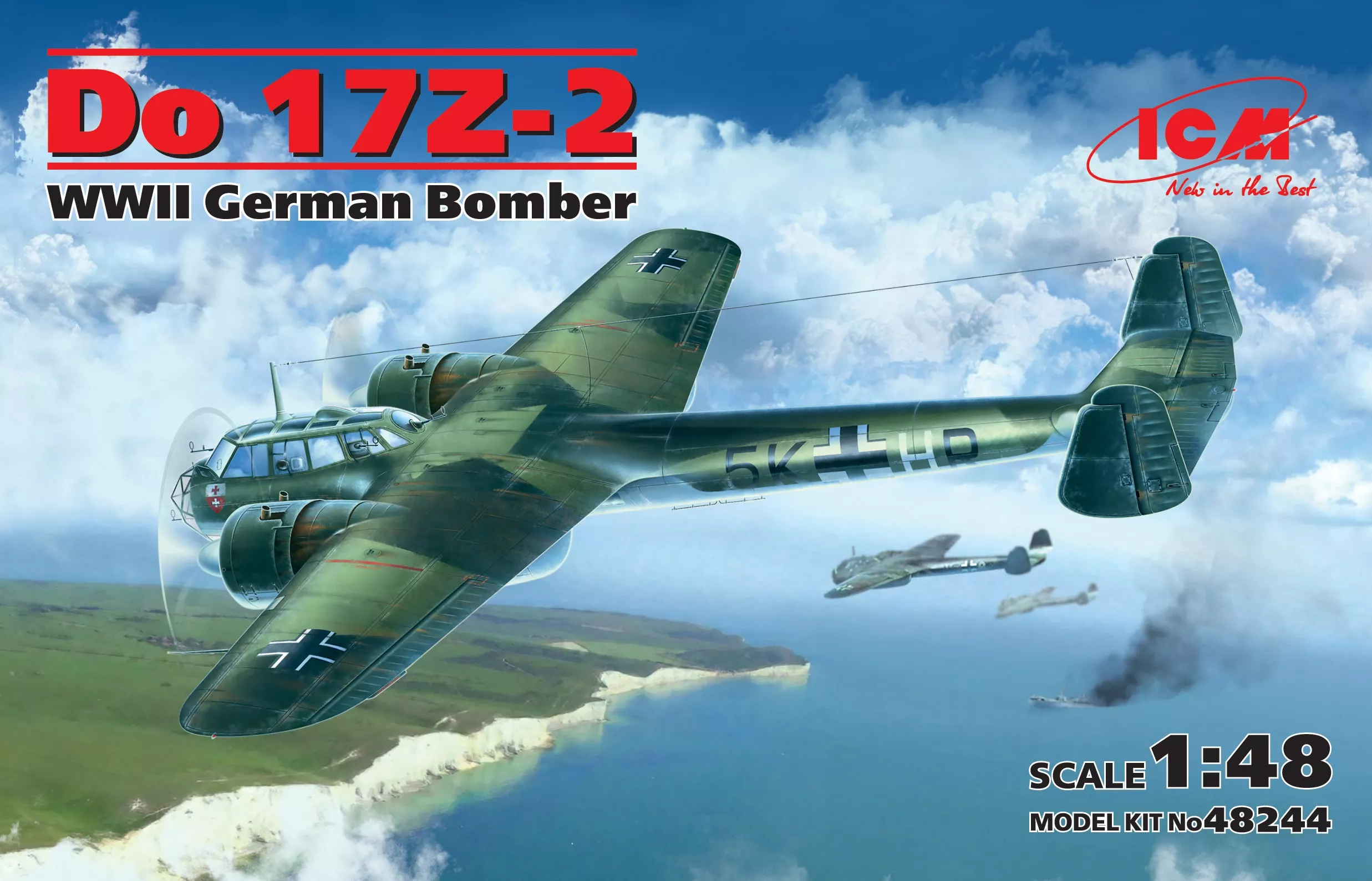 ICM - Do 17Z-2, WWII German Bomber